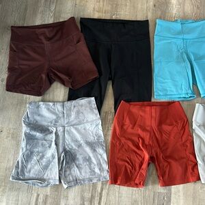 Women’s mixed lot of bike shorts Zyia, MyProtein, Old Navy Medium